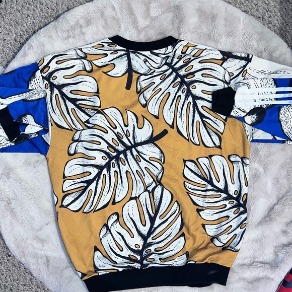 Adidas Farm Pineapple Crew Neck Sweatshirt - Picture 5 of 8